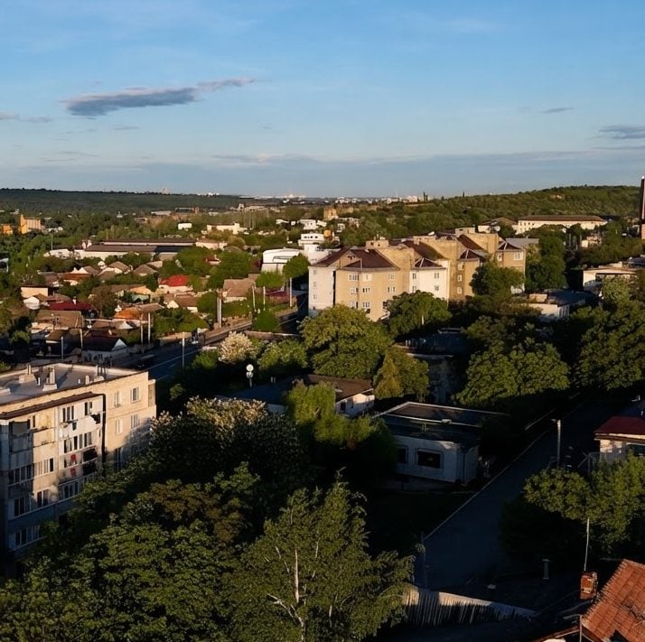 Aerial view of Vatra